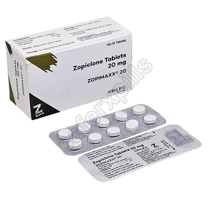 Buy Zopimaxx 20mg (Zopiclone) online | SafeRxPills