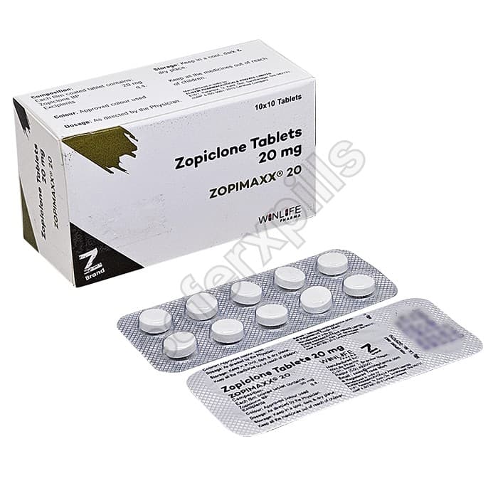 Buy Zopimaxx 20mg (Zopiclone) online | SafeRxPills