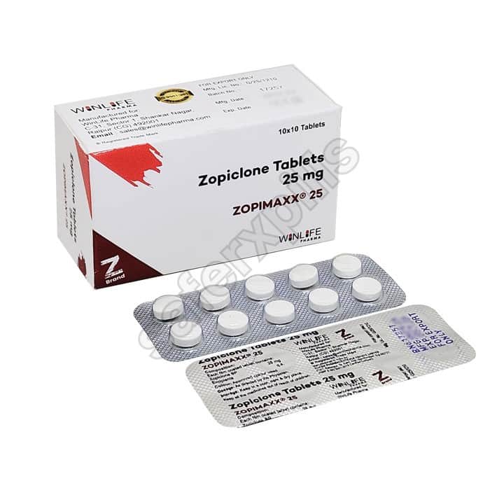 Buy Zopimaxx 25mg (Zopiclone) online | SafeRxPills