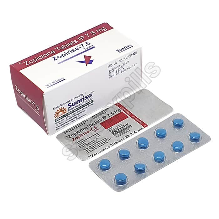 Buy Zopirise 7.5mg (Zopiclone) online | SafeRxPills