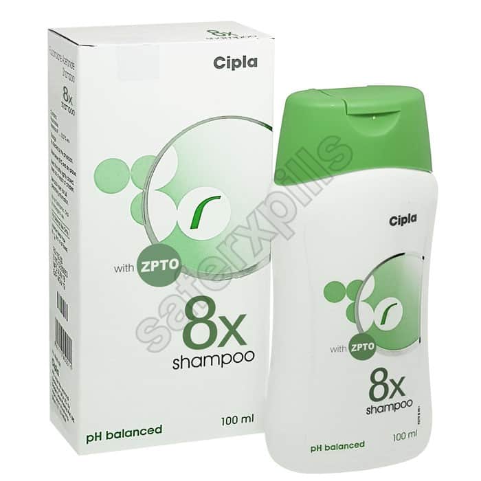 Buy 8X Shampoo (Ciclopirox/Zinc pyrithione) online | SafeRxPills