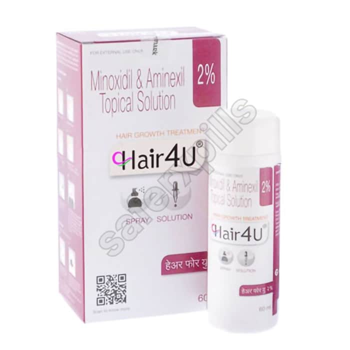 Buy Hair 4U 2% Solution (Minoxidil/Aminexil) online | SafeRxPills