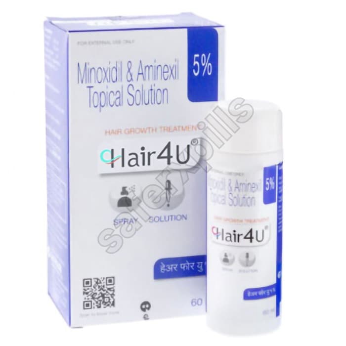 Buy Hair 4U 5% Solution (Minoxidil/Aminexil) online | SafeRxPills