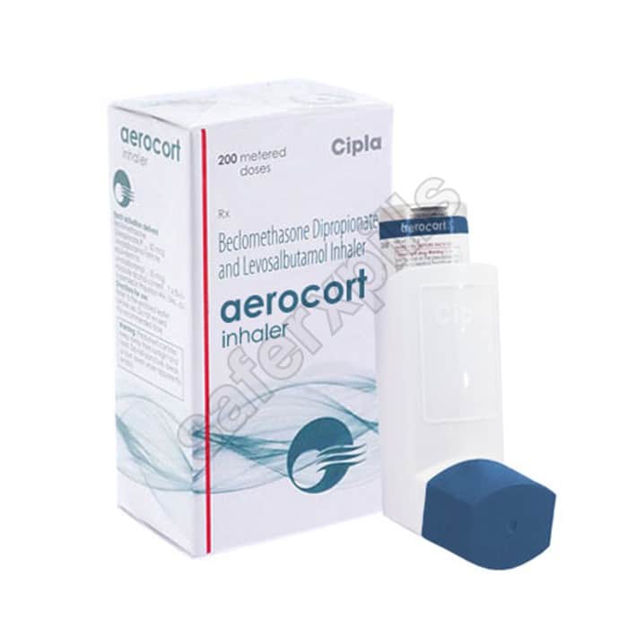 Buy Aerocort Inhaler (Beclometasone/Levosalbutamol) online | SafeRxPills