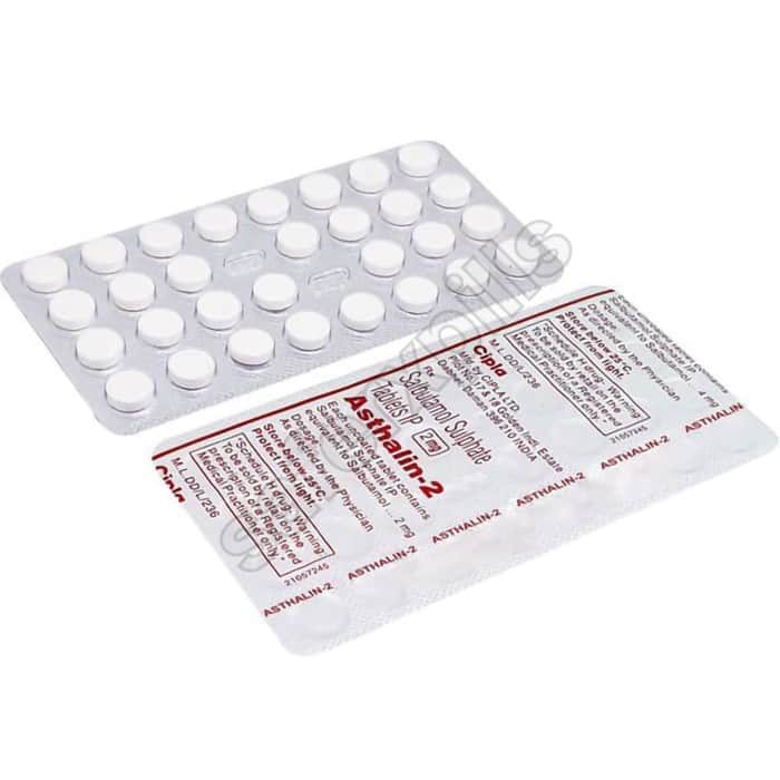 Buy Asthalin 2mg (Salbutamol) online | SafeRxPills