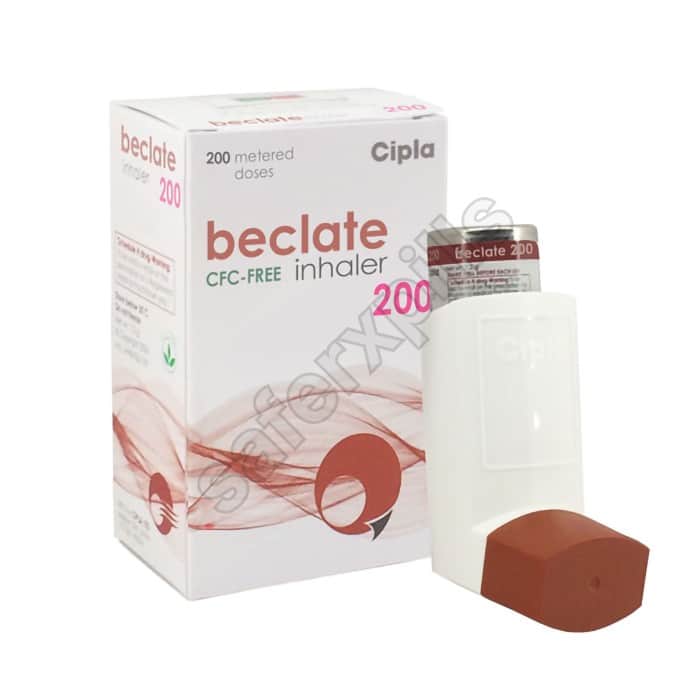 Buy Beclate 200 Inhaler (Beclometasone) online | SafeRxPills
