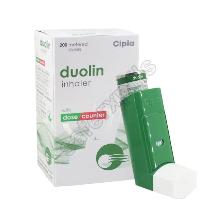 Buy Duolin Inhaler (Levosalbutamol/Ipratropium) online | SafeRxPills