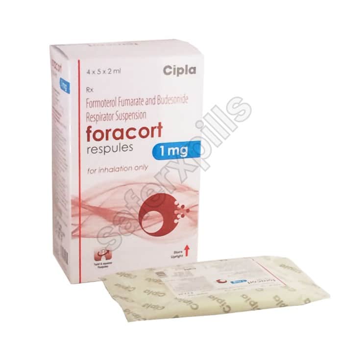 Buy Foracort 1mg Respules (Budesonide/Formoterol) online | SafeRxPills