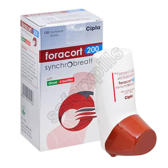 Buy Foracort 200 Synchrobreathe Inhaler (Budesonide/Formoterol) online | SafeRxPills