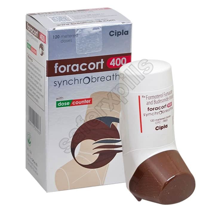 Buy Foracort 400 Synchrobreathe Inhaler (Budesonide/Formoterol) online | SafeRxPills