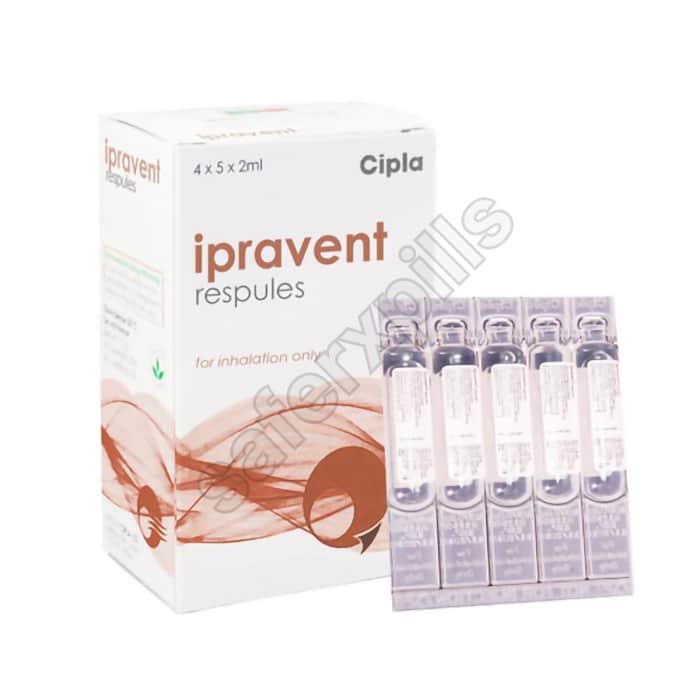 Buy Ipravent Respules 500 (Ipratropium Bromide) online | SafeRxPills
