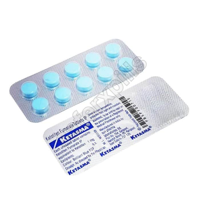 Buy Ketasma 1mg (Ketotifen) online | SafeRxPills