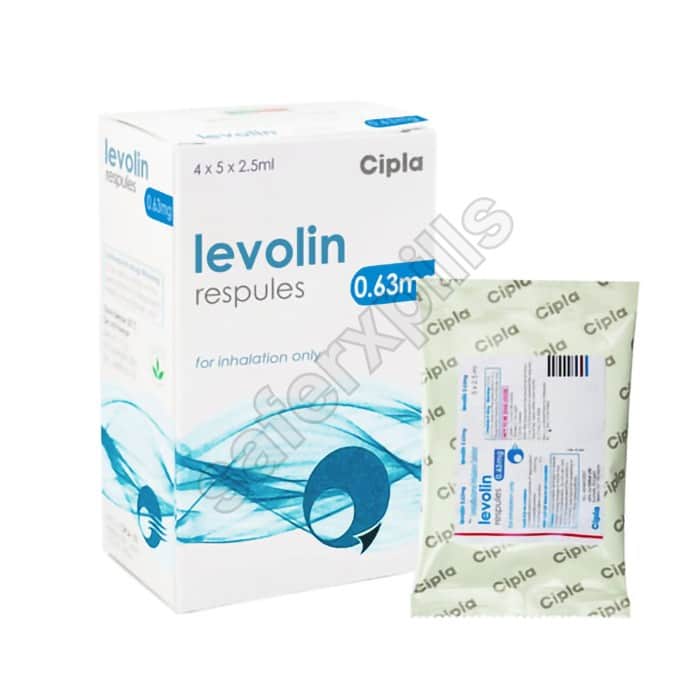 Buy Levolin 0.63mg Respules (Levosalbutamol) online | SafeRxPills