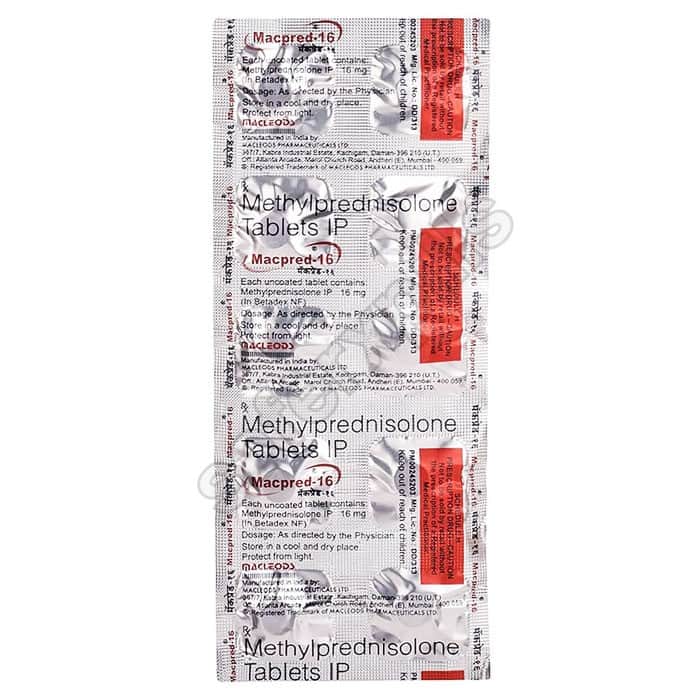 Buy Macpred 16 (Methylprednisolone) online | SafeRxPills