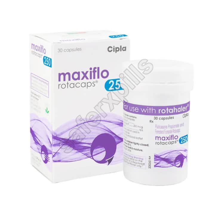 Buy Maxiflo 250 Rotacaps (Fluticasone/formoterol) online | SafeRxPills