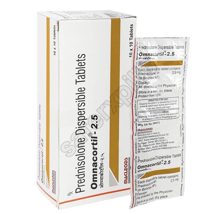 Buy Omnacortil 2.5mg (Prednisolone) online | SafeRxPills
