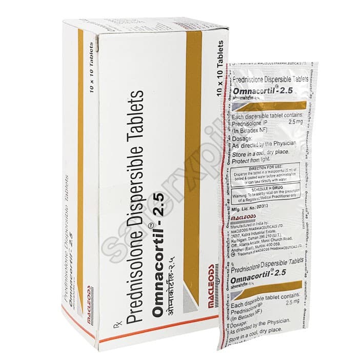 Buy Omnacortil 2.5mg (Prednisolone) online | SafeRxPills