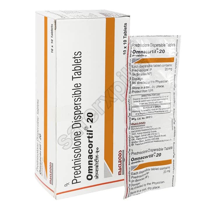 Buy Omnacortil 20mg (Prednisolone) online | SafeRxPills