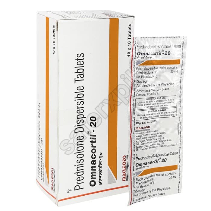 Buy Omnacortil 20mg (Prednisolone) online | SafeRxPills