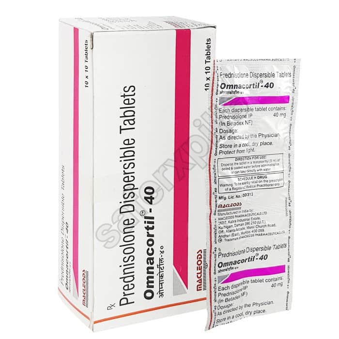 Buy Omnacortil 40mg (Prednisolone) online | SafeRxPills