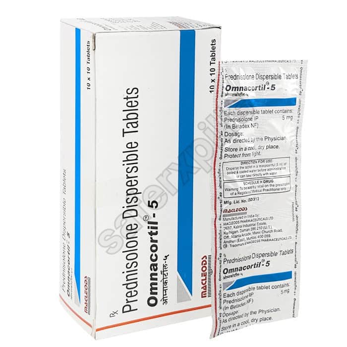 Buy Omnacortil 5mg (Prednisolone) online | SafeRxPills