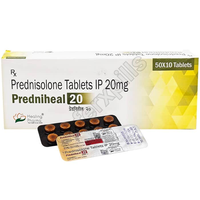 Buy Predniheal 20mg (Prednisolone) online | SafeRxPills