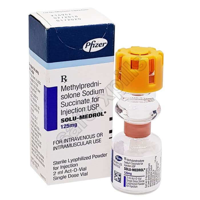 Buy Solu-Medrol 125mg (Methylprednisolone) online | SafeRxPills