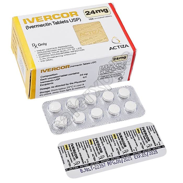 Buy Ivercor 24mg (Ivermectin) - Ivermectin | SafeRxPills