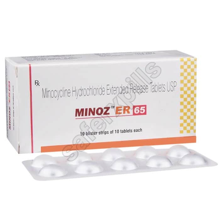 Buy Minoz ER 65mg - Minocycline | SafeRxPills