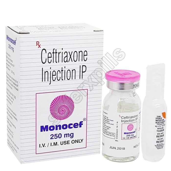 Buy Monocef 250mg - Ceftriaxone | SafeRxPills