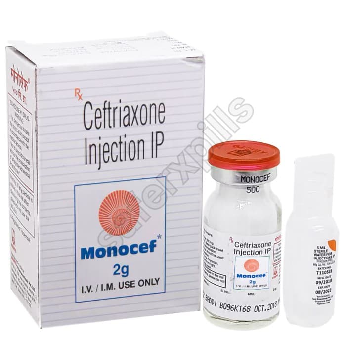 Buy Monocef 2gm - Ceftriaxone | SafeRxPills