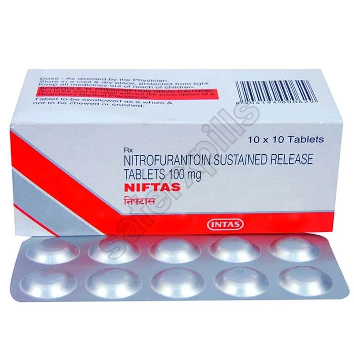 Buy Niftas 100mg - Nitrofurantoin | SafeRxPills