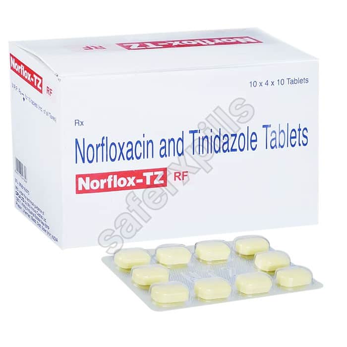 Buy Norflox TZ - Norfloxacin/Tinidazole | SafeRxPills