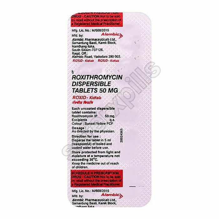 Buy Roxid 50mg - Roxithromycin | SafeRxPills
