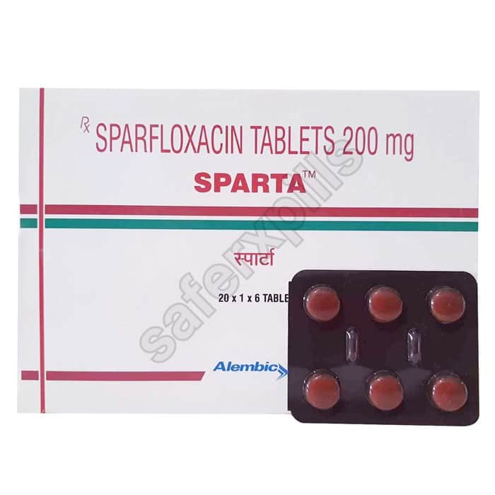 Buy Sparta 200mg - Sparfloxacin | SafeRxPills