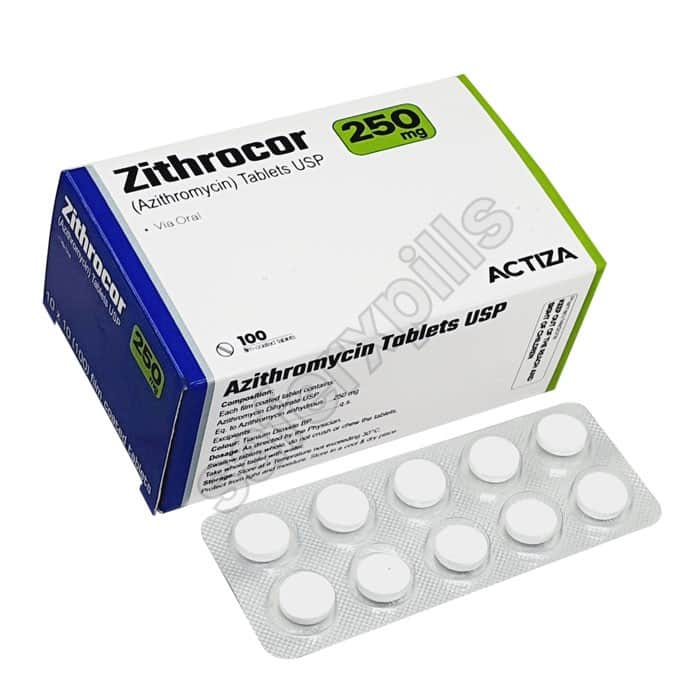 Buy Zithrocor 250mg - Azithromycin | SafeRxPills