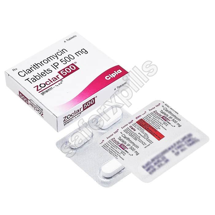 Buy Zoclar 500mg - Clarithromycin | SafeRxPills
