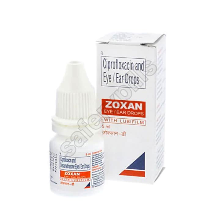 Buy Zoxan Eye Drops - Ciprofloxacin | SafeRxPills