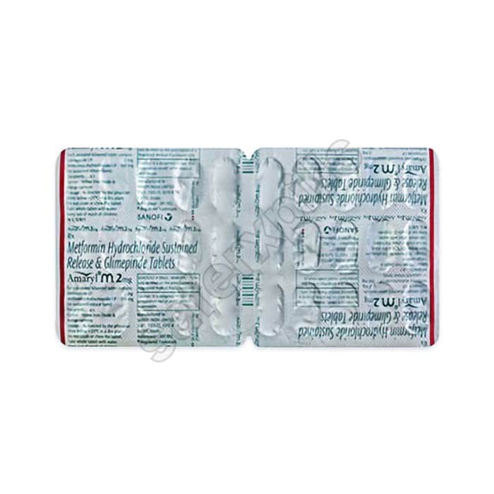 Buy Amaryl M 2mg - Metformin/Glimepiride | SafeRxPills