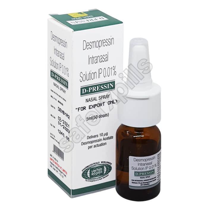 Buy D-Pressin Nasal Spray - Desmopressin | SafeRxPills