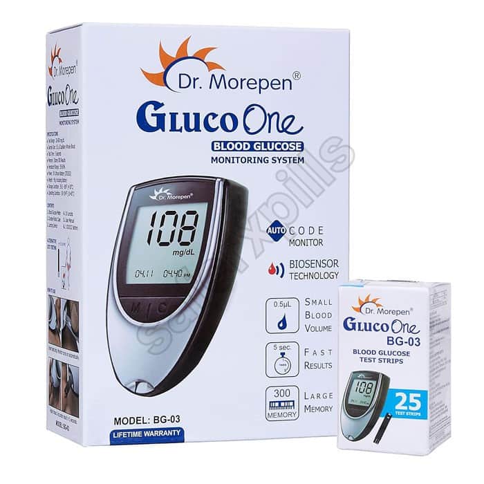 Buy Dr. Morepen GlucoOne Glucometer - Healthcare Device | SafeRxPills