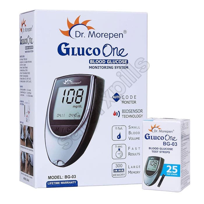 Buy Dr. Morepen GlucoOne Glucometer - Healthcare Device | SafeRxPills