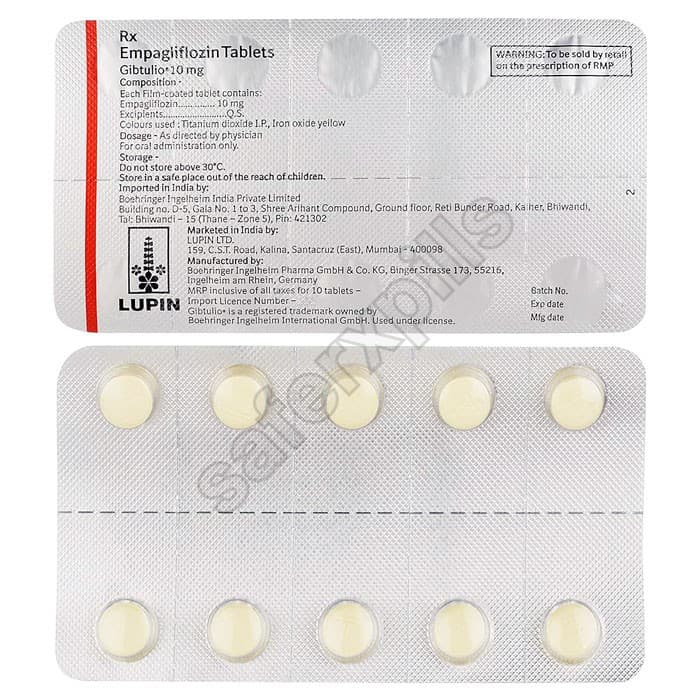 Buy Gibtulio 10mg - Empagliflozin | SafeRxPills