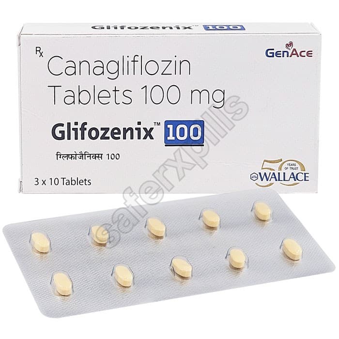 Buy Glifozenix 100 - Canagliflozin | SafeRxPills
