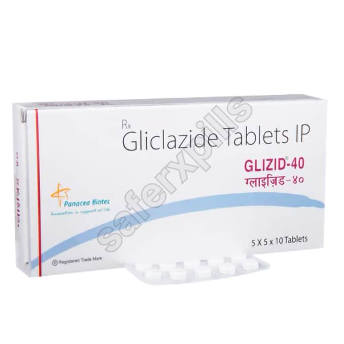 Buy Glizid 40mg - Gliclazide | SafeRxPills