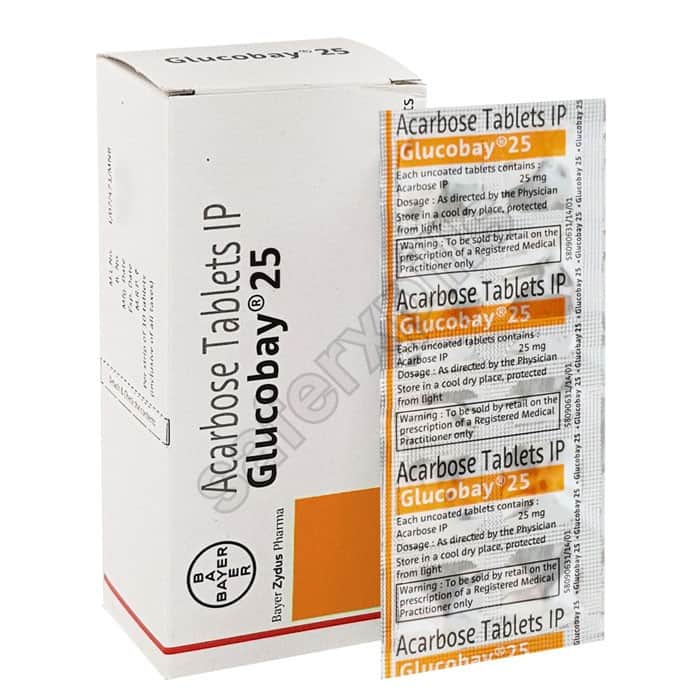 Buy Glucobay 25 - Acarbose | SafeRxPills