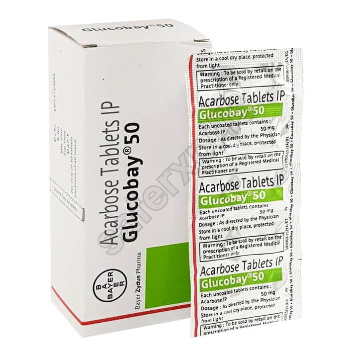 Buy Glucobay 50 - Acarbose | SafeRxPills