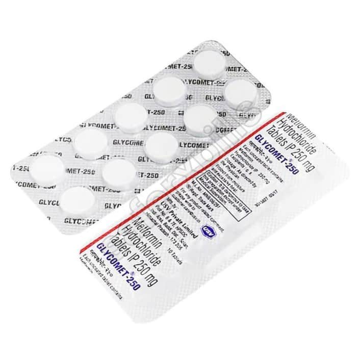 Buy Glycomet 250mg - Metformin | SafeRxPills