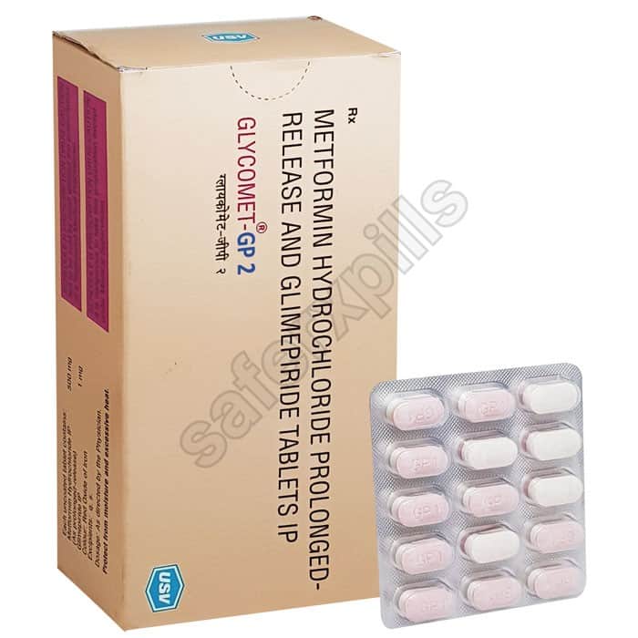 Buy Glycomet-GP 2 - Metformin/Glimepiride | SafeRxPills