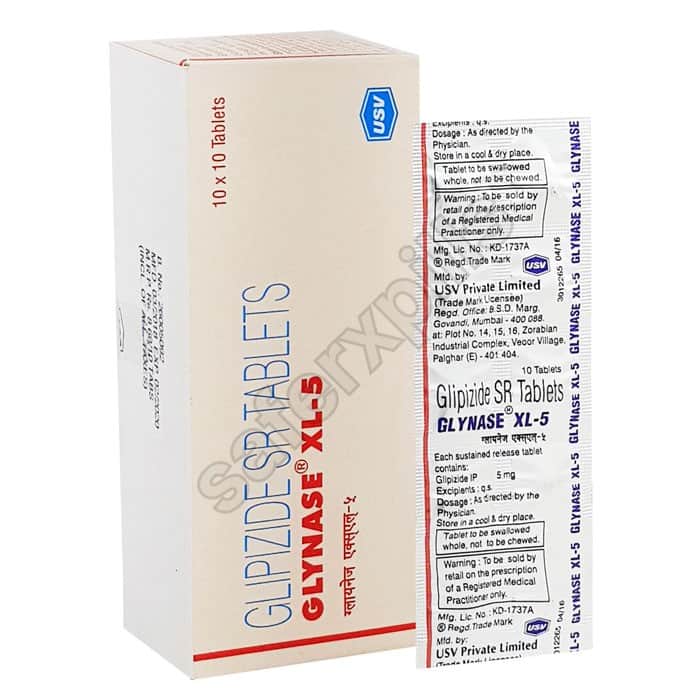 Buy Glynase XL 5mg - Glipizide | SafeRxPills